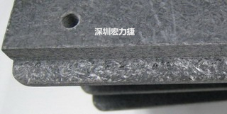 可加工性的合成石，可以用CNC洗出想要的形狀與機構(gòu)，可以媲美鋁合金